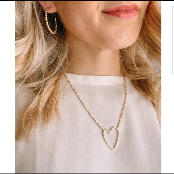 Kendra Scott, Ansley, Heart, Necklace - Picture 7 of 8